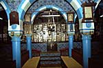 " La merveilleuse " : synagogue la Ghriba à Er Riadh, plus connu sous le nom ancien de Hara Es Sghira, où les Juifs accouraient en pèlerinage de toute l'Afrique du Nord le 33è jour de la Pâque juive...